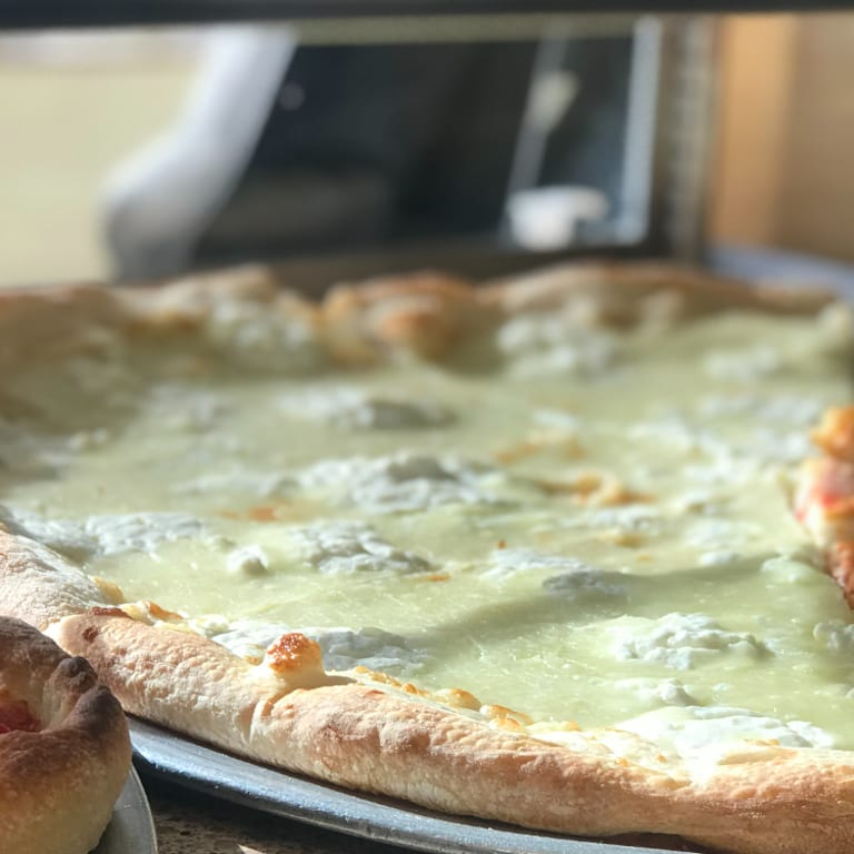 Delicious White Pizza and More