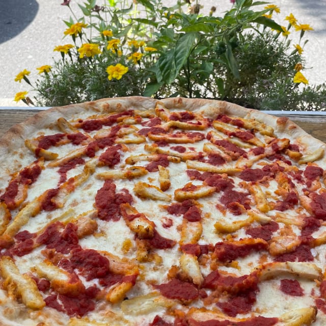 Chicken Parm Pizza.